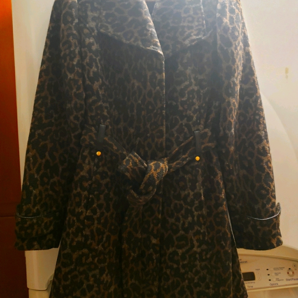 Animal Print Coat